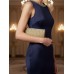 Evening Bag - Braided Straw Like w/ Metal Frame - Beige - BG-92071BEI